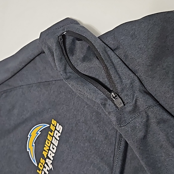 Los Angeles Chargers Men's NFL Half Zip Up Long Sleeve W/Sleeve Pocket L #M-195 - Picture 7 of 14